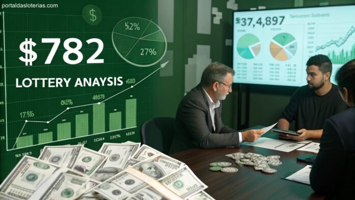 imagem de análise matemática e financeira com gráficos e pessoas discutindo