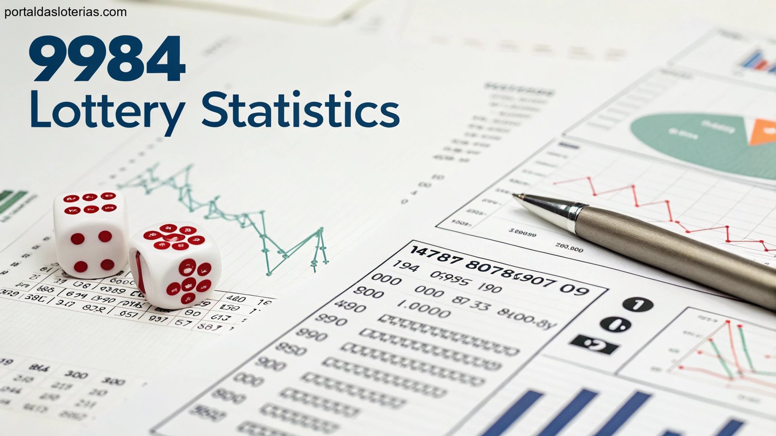 Imagem de análise estatística da Lotofácil com gráficos financeiros e padrões matemáticos.