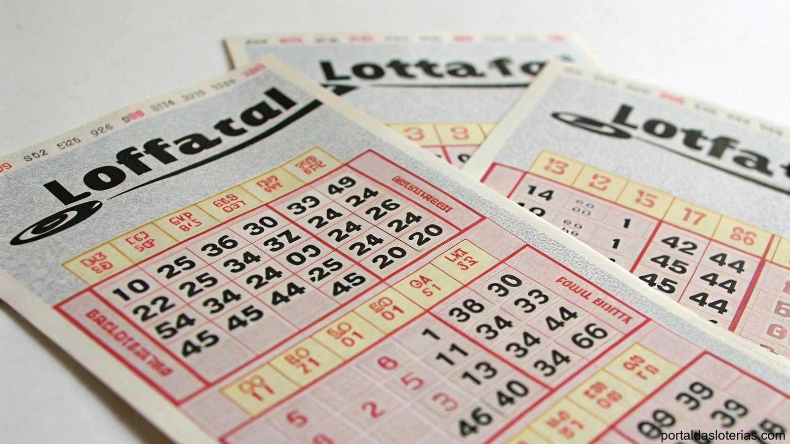 Illustration of repeated numbers in consecutive lottery draws.