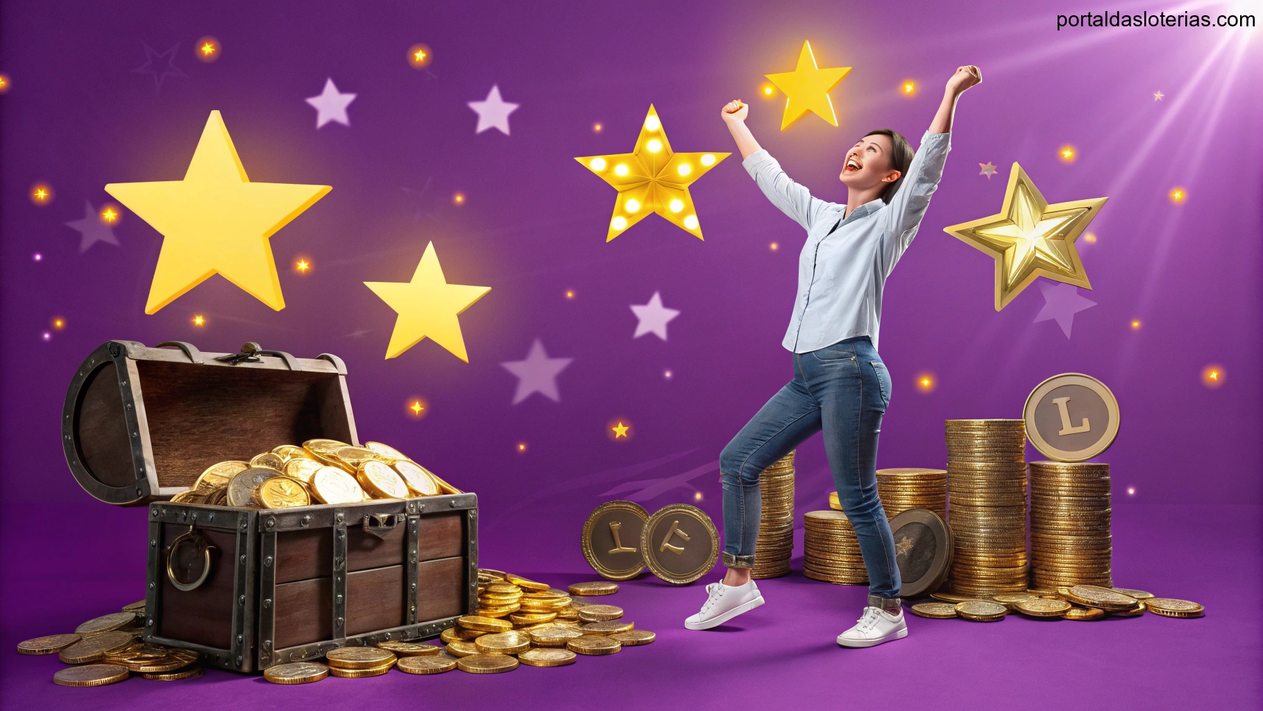 imagem de sorte e riqueza simbolizando sucesso na loteria Quina